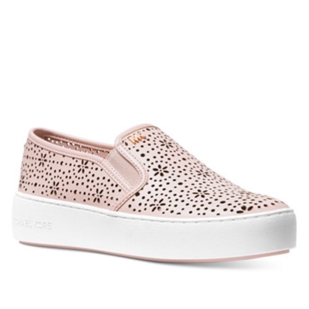 Michael Kors Soft Pink Trent Slip-On Sneakers